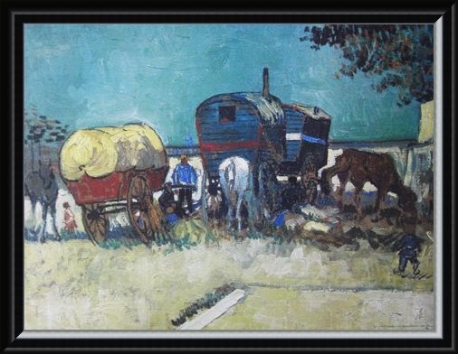 Framed Framed Trailers - Vincent Van Gogh