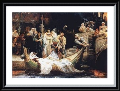 Framed Framed The Lady of Shalott - G E Robertson
