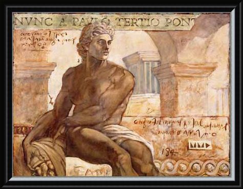 Framed Framed Amos - Cesare Carra