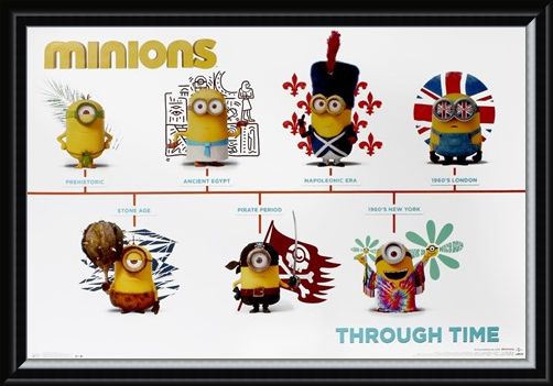 Framed Framed Minions Through Time - Minions