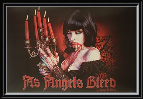 Framed Framed As Angels Bleed - Avelina De Mory