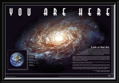 Framed Framed You Are Here - Look At That Dot