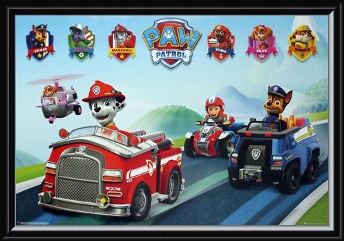 Framed Framed Puppy Vehicles - Paw Patrol