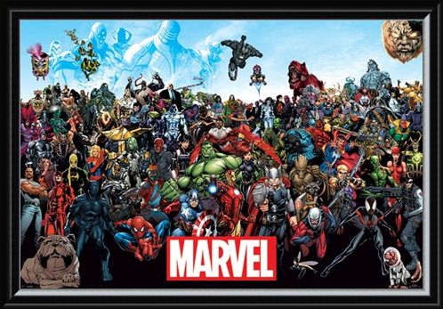 Framed Framed A Crazy World! - Marvel Universe
