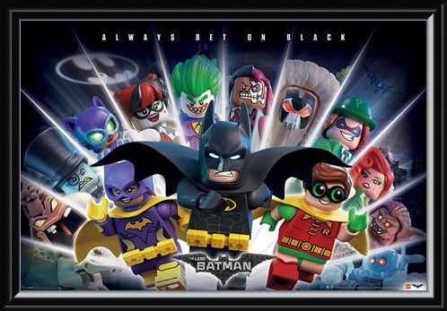 Framed Framed Always Bet on Black - The Lego Batman Movie