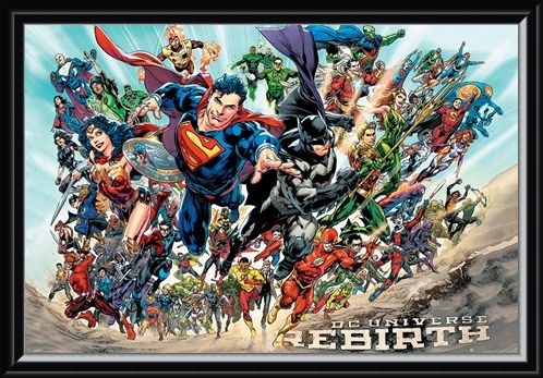 Framed Framed Justice League Rebirth - DC Comics