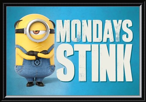 Framed Framed Mondays Stink - Despicable Me 3