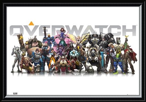 Framed Framed They're All Here - Overwatch