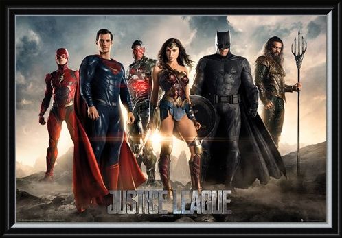 Framed Framed Character Line-Up - Justice League