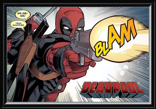 Framed Framed Blam - Deadpool
