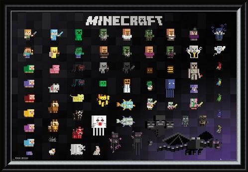 Framed Framed Pixel Sprites - Minecraft
