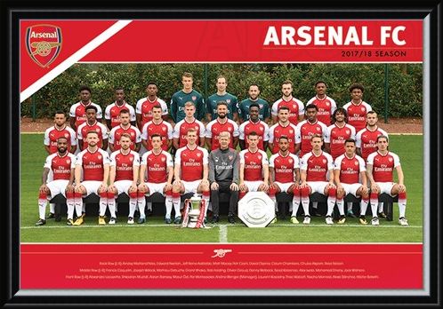 Framed Framed Arsenal FC - (Team 17/18)