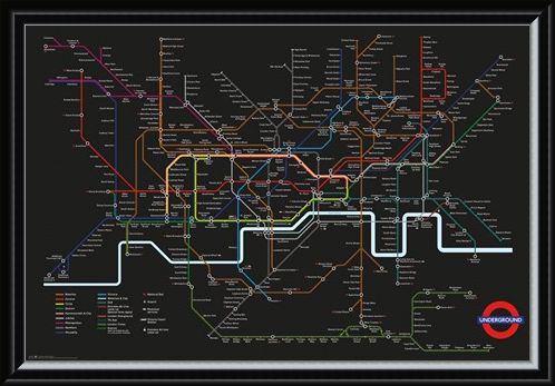 Framed Framed Transport For London - Rainbow Network
