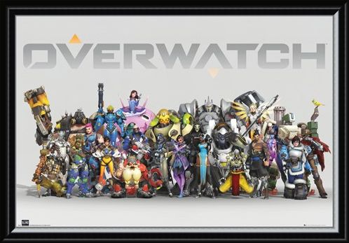 Framed Framed Anniversary Line Up - Overwatch