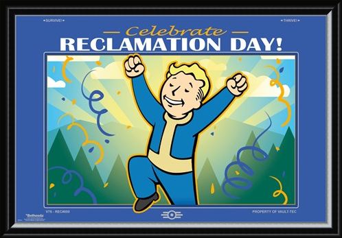 Framed Framed Reclamation Day - Fallout 76