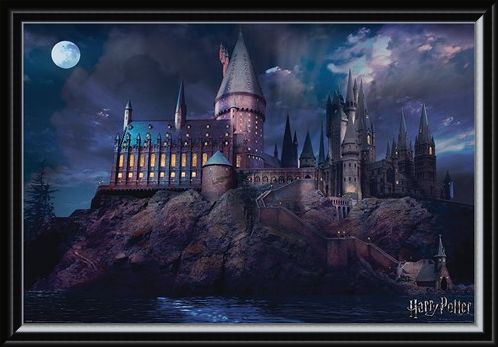 Framed Framed Hogwarts - Harry Potter