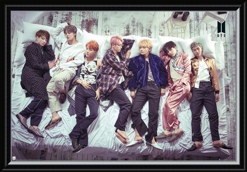 Framed Framed Group Bed - BTS K-Pop