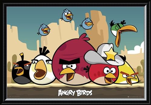 Framed Framed The Sheriff has Arrived! - Angry Birds