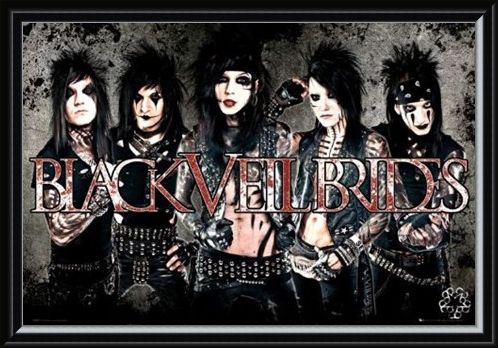 Framed Framed Black Veil Brides - Glam Rock