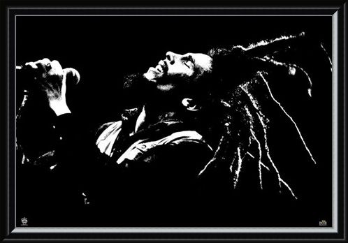 Framed Framed King of Dreads - Bob Marley