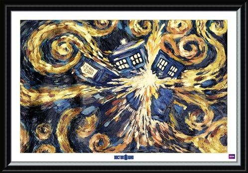 Framed Framed Exploding Tardis - Doctor Who