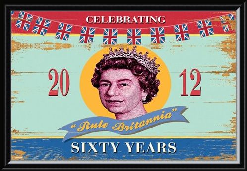 Framed Framed Rule Britannia - Martin Wiscombe