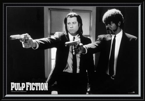 Framed Framed Vincent Vega and Jules Winnfield - Pulp Fiction