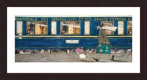 Framed Framed Orient Express Ooh La La - Sam Toft