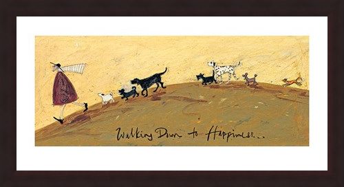 Framed Framed Walking Down To Happiness - Sam Toft