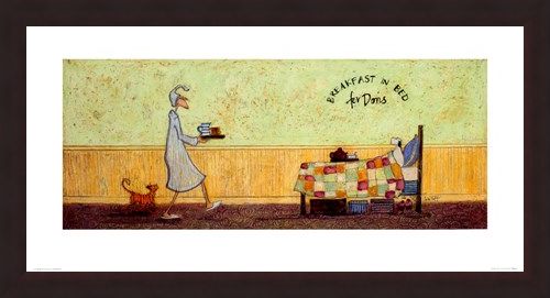 Framed Framed Breakfast In Bed For Doris - Sam Toft