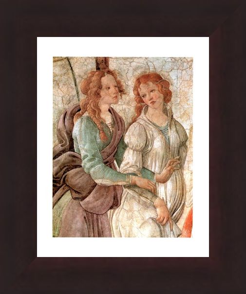 Framed Framed Venere Offre Doni (Particolare) - Sandro Botticelli