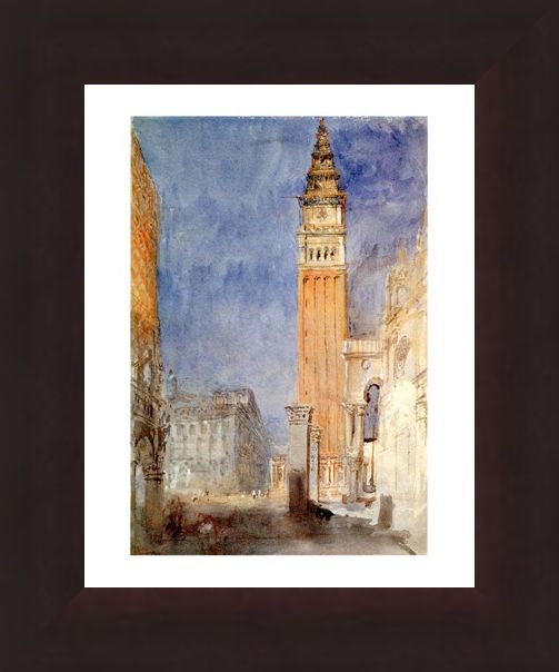 Framed Framed Piazzetta Di S. Marco - William Turner