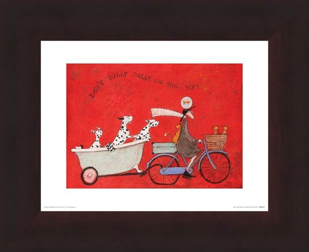 Framed Framed Don't Dilly Dally on the Way - Sam Toft