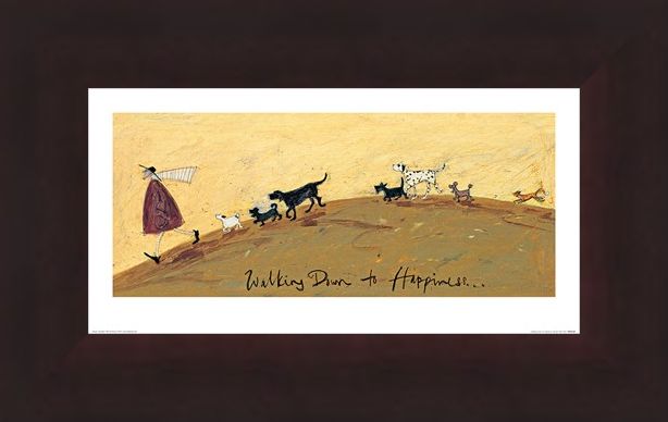 Framed Framed Walking Down To Happiness - Sam Toft