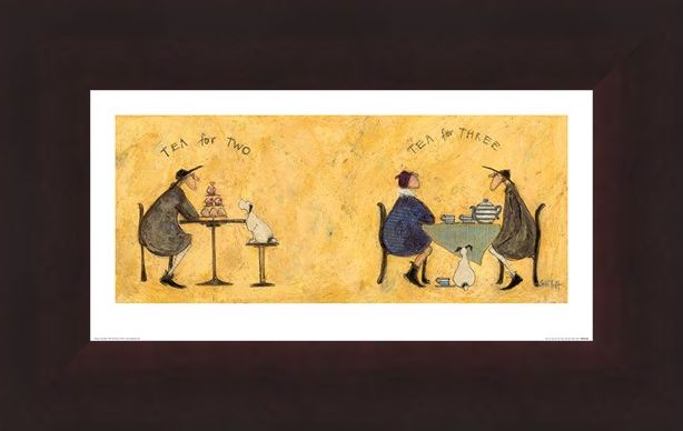 Framed Framed Tea for Two, Tea for Three - Sam Toft