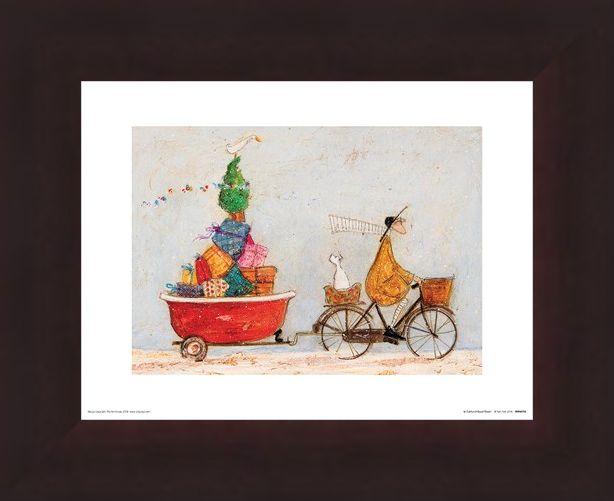 Framed Framed A Tubful of Good Cheer - Sam Toft