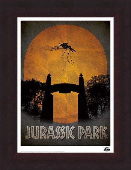 Framed Framed The Grand Gates - Jurassic Park