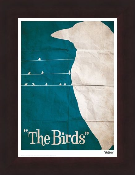 Framed Framed The Birds - Alfred Hitchcock