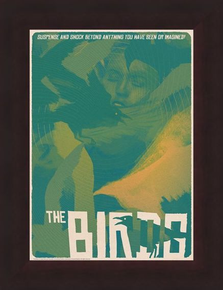 Framed Framed The Birds Montage - Alfred Hitchcock