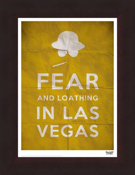 Framed Framed Fear And Loathing In Las Vegas - Text