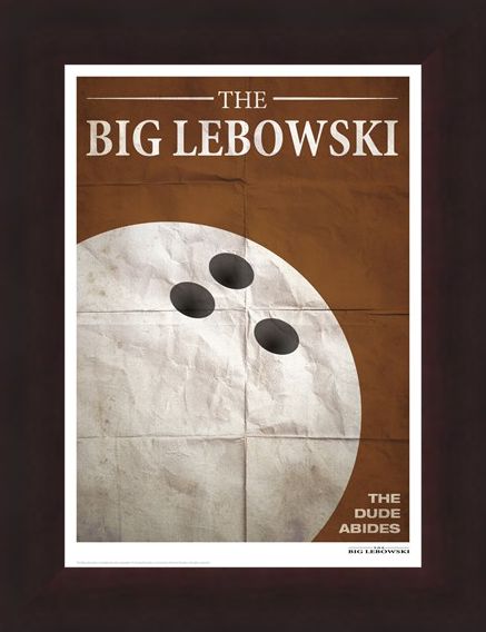 Framed Framed Bowling - The Big Lebowski