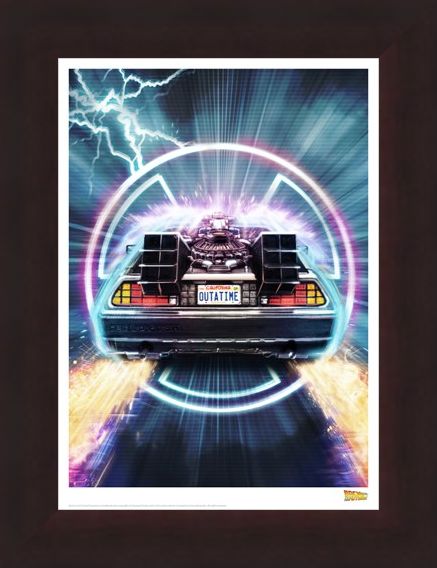 Framed Framed Delorean - Back To The Future