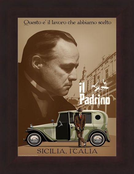 Framed Framed Sicilia - Godfather