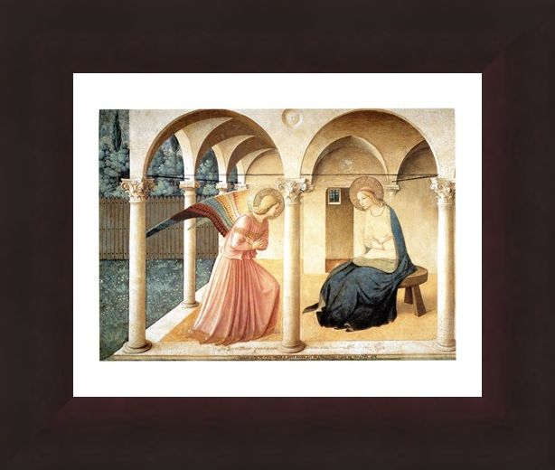 Framed Framed Annunciazione - Beato Angelico