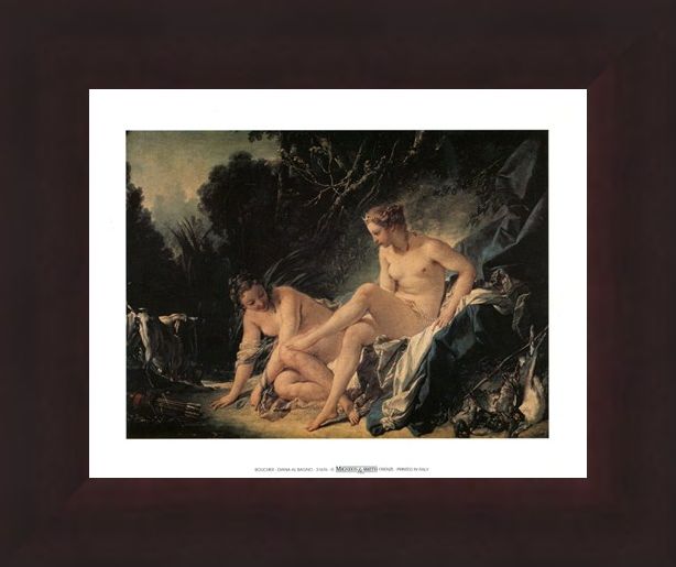 Framed Framed Diana Al Bagno - Francois Boucher