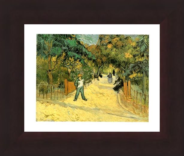 Framed Framed Giardini Pubblici - Vincent Van Gogh