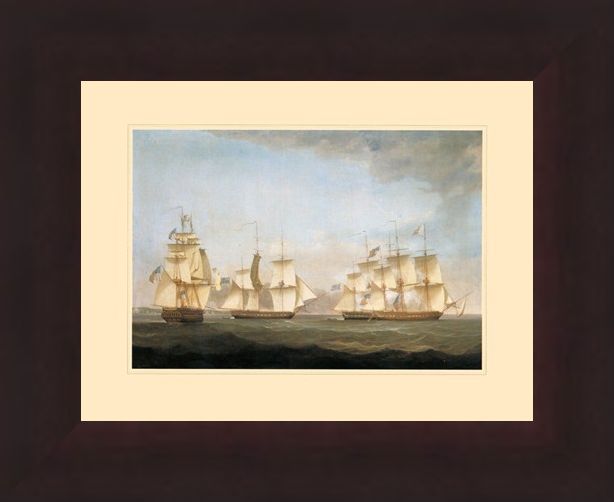 Framed Framed The Ship 'Shannon' - Antonio Jacobsen