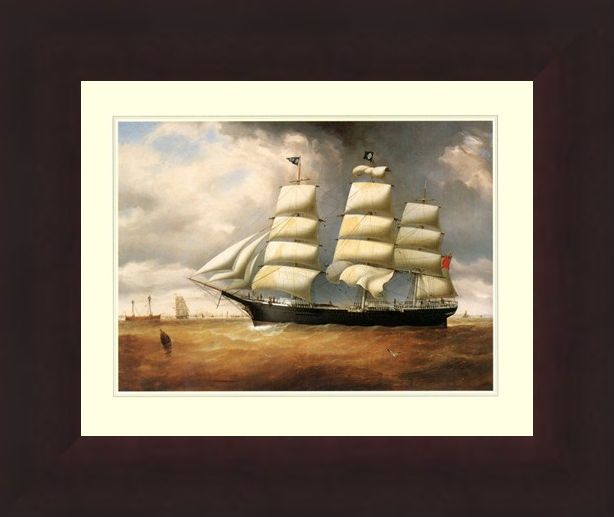 Framed Framed The Ship 'Duncairn' - Sailing the High Seas