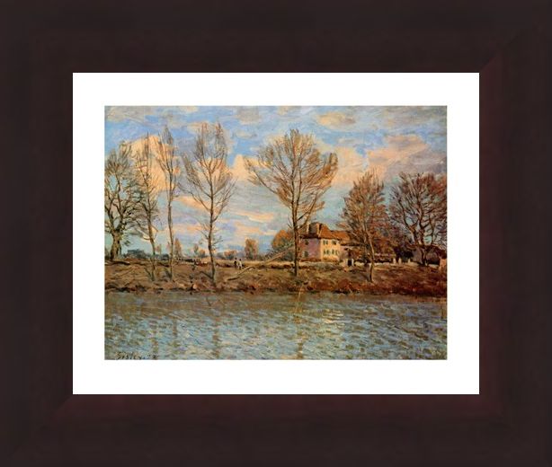 Framed Framed L'Ile De La Grand Jatte - Alfred Sisley