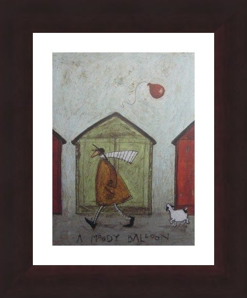 Framed Framed A Moody Balloon - Sam Toft